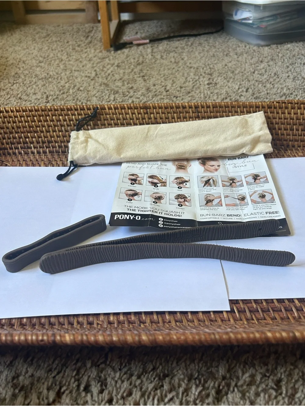 PONY-O Hair Styling Bundle | Original PONY-O + Bun Barz Tool w/ Storage Pouch